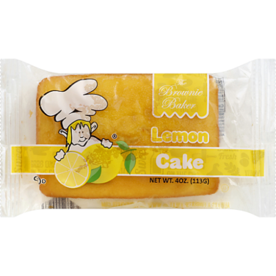 Brownie Baker Cake Lemon 4 Oz