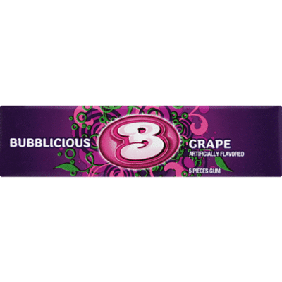Bubblicious Gonzo Grape Bubble Gum (5 Piece)