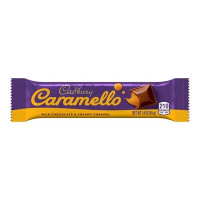 Cadbury Caramello Milk Chocolate & Creamy Caramel Candy Bar, 1.6 Oz