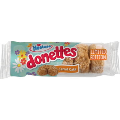 Hostess Carrot Cake Donettes Donuts Single Serve, 6 Count, 4.23 Oz