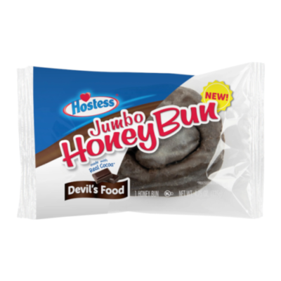 Hostess Devil’s Food Jumbo Honey Bun