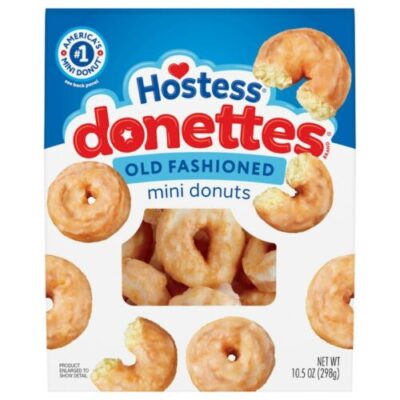 Hostess Donettes, Old Fashioned Mini Donuts, 10.5 Oz. Bag