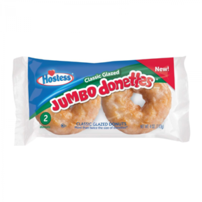 Hostess Jumbo Donettes Classic Glazed Donuts