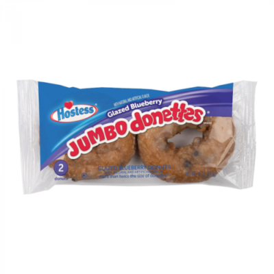 Hostess Jumbo Donettes Glazed Blueberry 2 Pack 113g