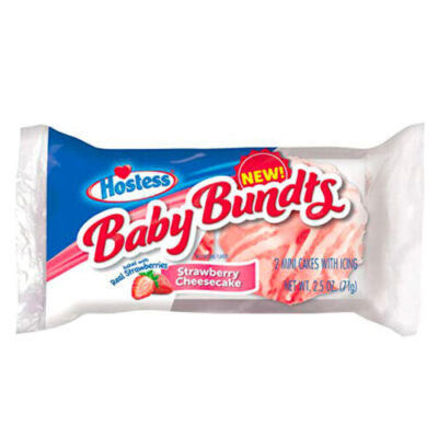Hostess Mini Cakes With Icing, Strawberry Cheesecake