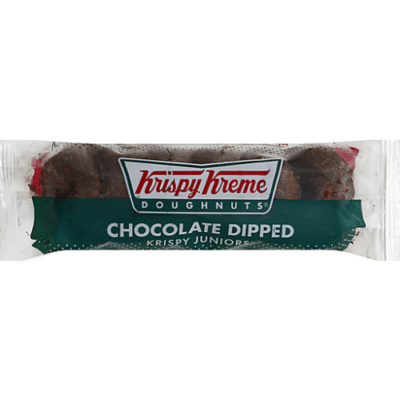 Krispy Kreme Doughnuts Doughnuts, Chocolate Dipped, Juniors