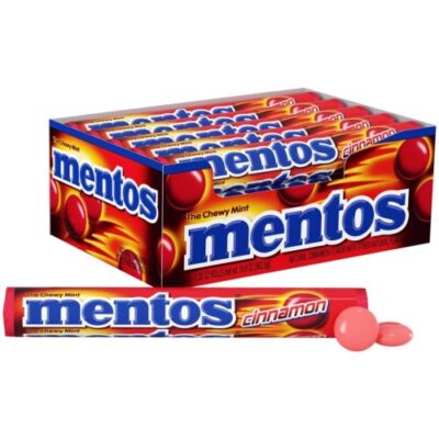 Mentos Mint, Chewy, Natural Cinnamon 1.32 Oz