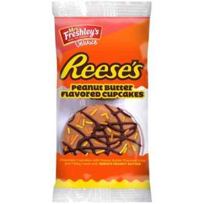 Mrs. Freshley’s Deluxe Reese’s Peanut Butter Flavored Cupcakes 2pk