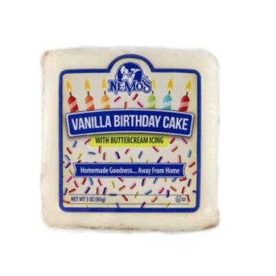 Ne Mos Birthday Cake, Vanilla, With Buttercream Icing