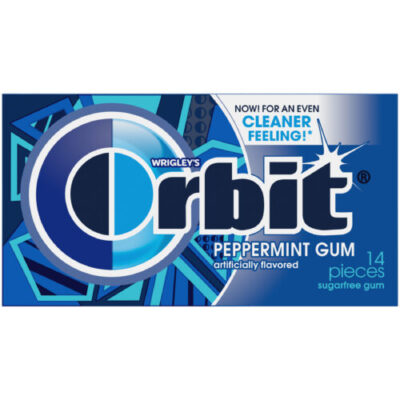 Orbit Sugar Free Peppermint Chewing Gum 14 Pc