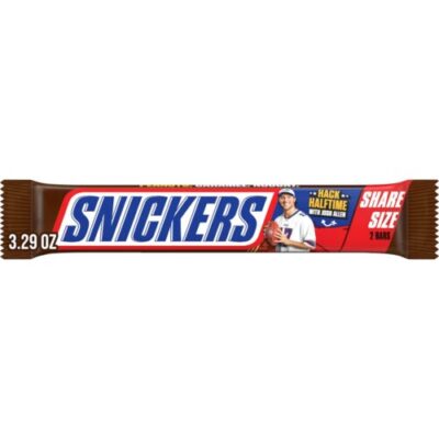 Snickers Share Size Candy Bar Peanuts, Caramel & Milk Chocolate