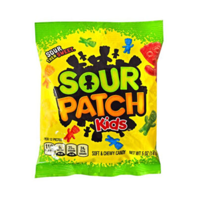 Sour Patch Kids Original Soft & Chewy Candy 141g Bag