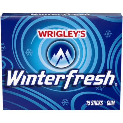 Winterfresh WRIGLEY’S Chewing Gum, Single Pack, 15 Stick